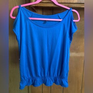 American Eagle Outfitters Vibrant Blue Blouse